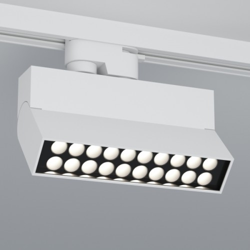 Светильник LGD-LOFT-TRACK-2TR-S170-10W Warm3000 (WH, 24 deg, 230V) (Arlight, IP20 Металл, 3 года)