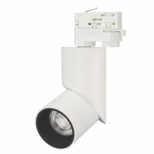 Светильник LGD-TWIST-TRACK-4TR-R70-15W White5000 (WH-BK, 30 deg, 48V, DALI) (Arlight, IP40 Металл, 3