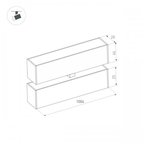 Светильник MAG-FLAT-FOLD-25-S1004-30W Warm3000 (BK, 100 deg, 24V) (Arlight, IP20 Металл, 3 года)