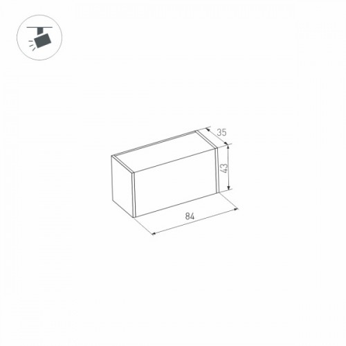 Светильник MAG-LASER-45-L84-3W Day4000 (BK, 15 deg, 24V) (Arlight, IP20 Металл, 3 года)