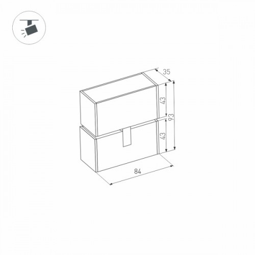 Светильник MAG-LASER-FOLD-45-S84-3W Warm3000 (BK, 15 deg, 24V) (Arlight, IP20 Металл, 3 года)