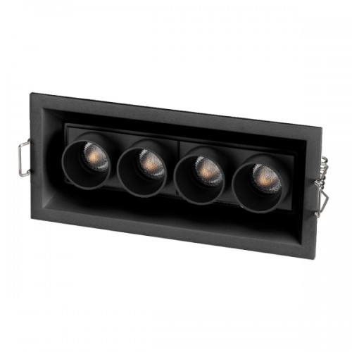 Светильник MS-ORIENT-BUILT-TURN-TC-S67x150-10W Warm3000 (BK-BK, 30 deg, 230V) (Arlight, IP20 Металл,