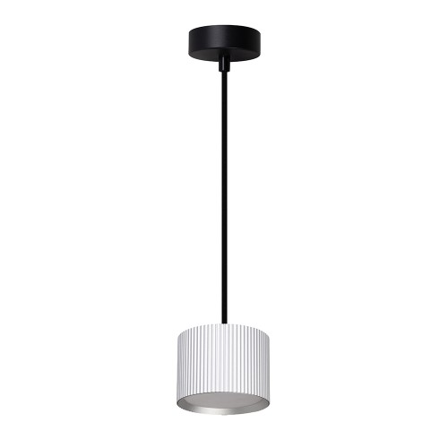 Светильник потолочный на подвесе GX53 12W 230V, серебро + черный HL4588