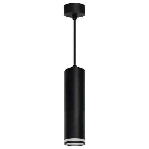 Светильник потолочный на подвесе MR16 35W 230V, черный D55*H200 ML1708 Barrel LUNA