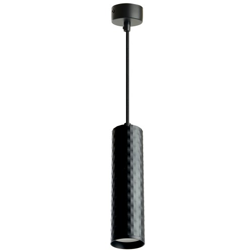 Светильник потолочный на подвесе MR16 35W 230V,  чёрный D55*H200 ML1878
