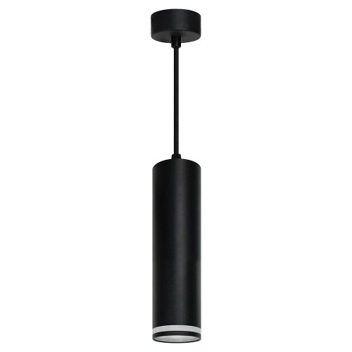 Светильник потолочный на подвесе MR16 35W 230V, черный D55*H280 ML1708 Barrel LUNA