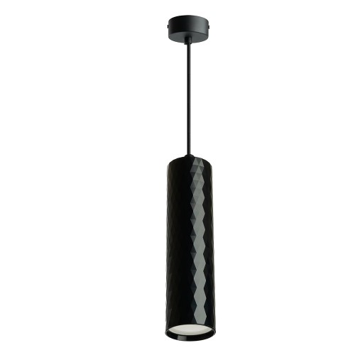 Светильник потолочный на подвесе MR16 35W, 230V, GU10, чёрный  D55*H200 ML1888