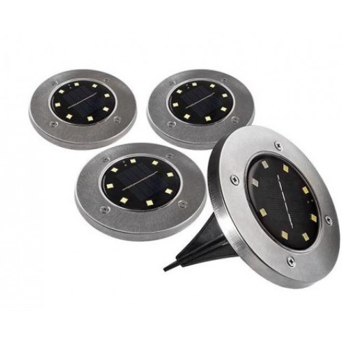 Светильник с колышком солнечный Солнечн. свет-к ФАZА SLR-S14 Комплект 4-х наземных фонарей