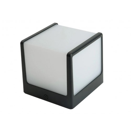 Светильник садово-парковый, 13W 230V GX53, DH0604, черный (на стену)