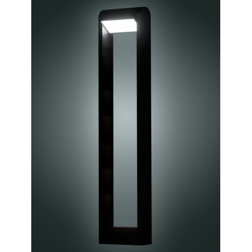 Светильник садово-парковый LED, Аура, H800 мм, 6 Вт, 4000 K, алюм./черн., IP65, TDM
