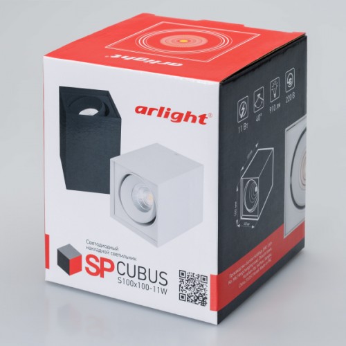 Светильник SP-CUBUS-S100x100-11W Day4000 (BK, 40 deg, 230V) (Arlight, IP20 Металл, 3 года)