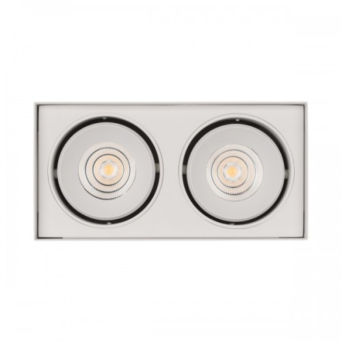Светильник SP-CUBUS-S100x200WH-2x11W Warm White 40deg (Arlight, IP20 Металл, 3 года)