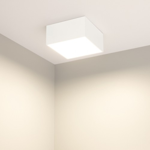 Светильник SP-QUADRO-S120x120-12W Warm3000 (WH, 120 deg, 230V) (Arlight, IP40 Металл, 3 года)