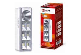Светильник светодиодный аварийный СБА 2207DC 6+1LED 1.0Ah lithium battery DC IN HOME