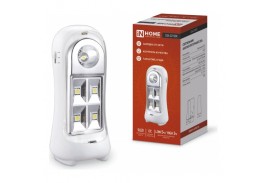 Светильник светодиодный аварийный СБА 2215DC 4+1LED 600mAh lithium battery DC IN HOME