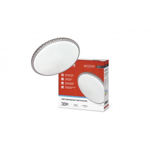 Светильник светодиодный серии DECO MYSTERY 36Вт 230В 6500К 3240Лм 390х78мм IN HOME