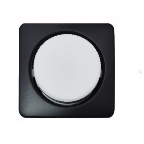 Светильник встраиваемый General GCL-GX53-H38-MA-BLACK ЧЕРНЫЙ КВАДРАТ ОБЪЕМНЫЙ