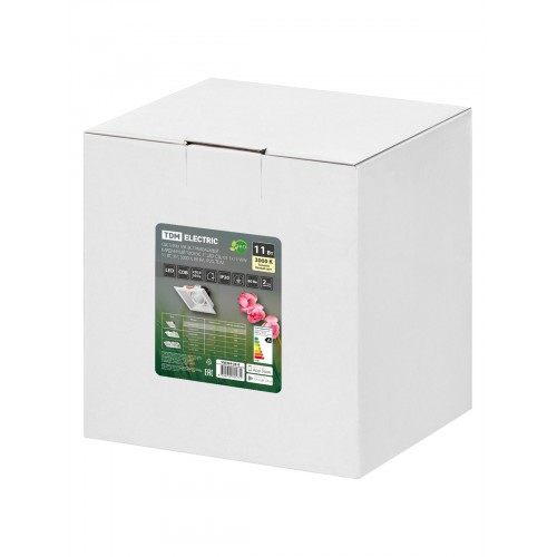 Светильник встраиваемый карданный "Фокус-1" LED CSL-01-1x11-WW 11 Вт, 35°, 3000 К, 80 Ra, IP20, TDM