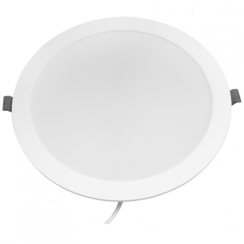 Светильник встраиваемый LED круг 24Вт 230В 6500К 220мм белый пластик IP40 General GLP-RW3-24BT-220-6