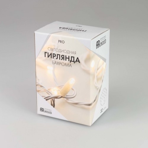 Светодиодная гирлянда ARD-EDGE-PRO-5600x900-WHITE-240LED-FLASH WARM (230V, 15W) (Ardecoled, IP65)