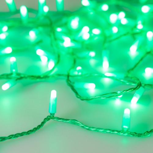 Светодиодная гирлянда ARD-STRING-CLASSIC-10000-GREEN-100LED-MILK-STD Green (230V, 7W) (Ardecoled, IP