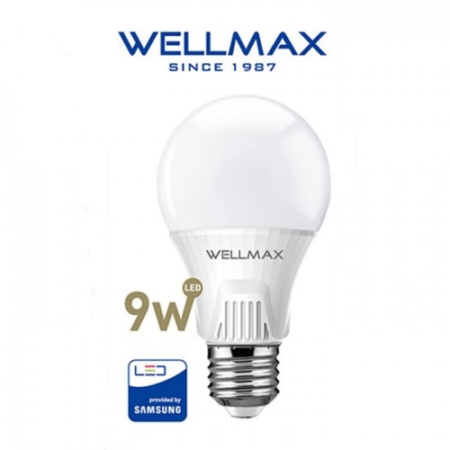 Светодиодная лампа A60-9W/4000K/E27 WELLMAX