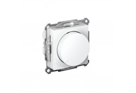 Светорегулятор (диммер) ATLAS DESIGN повор-нажим, LED, RC 400Вт, мех., БЕЛЫЙ SchE