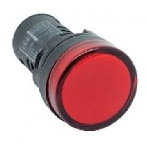 Светосигнальная арматура AD-22 DS (LED) d22мм красный  24В AC/DC SHCET