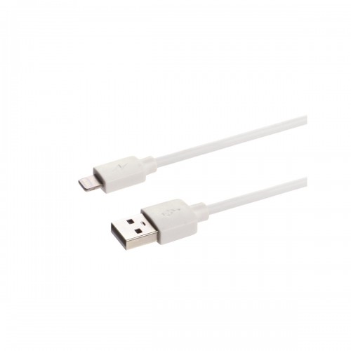 Дата-кабель, ДК 6, USB - Lightning, 1 м, белый, TDM