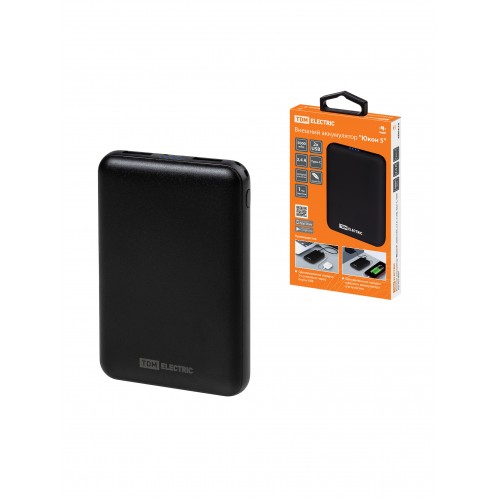 Внешний аккумулятор "Юкон 5", 5000 mAh, 2.4 А, 2 USB, Type-C, TDM