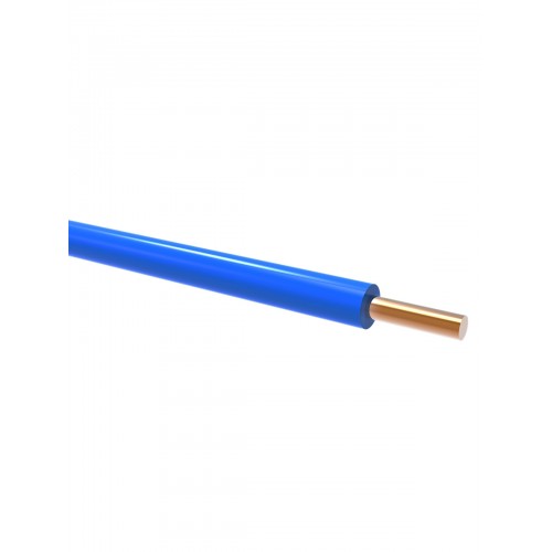 Провод ПуВнг(А)-LS 1*10,0 ГОСТ на катушке (150м), синий TDM