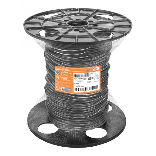 Провод ПуГВнг(А)-LS 1*10,0 ГОСТ на катушке (150м), черный TDM