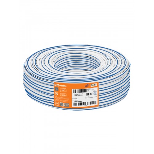 Провод ППВГ 2*2.5 (100м), белый ТDM