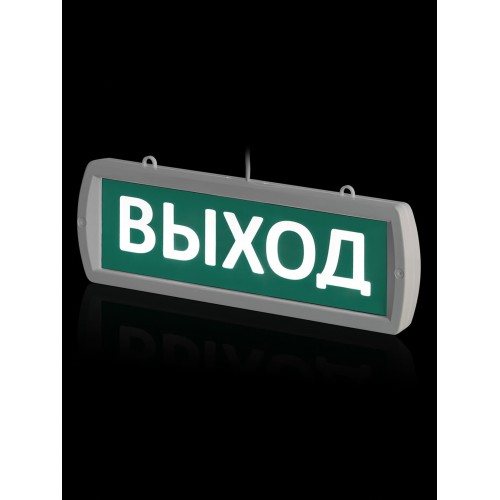 Оповещатель охранно-пожарный световой Т-24-ОП "Выход" 24 В, IP52 TDM