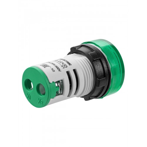 Индикатор значения напряжения ED16-22VD d22мм 20В-500В зеленый TDM