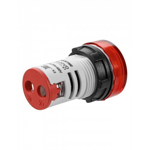 Индикатор значения напряжения ED16-22VD d22мм 20В-500В красный TDM