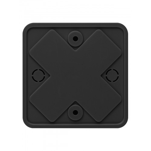 Коробка распаячная КР 75х75х20 ОП черная IP40 TDM