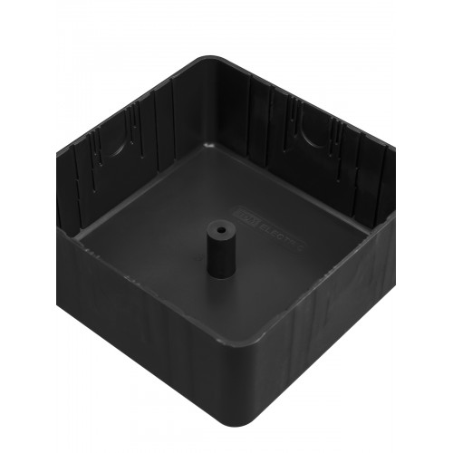 Коробка распаячная КР 100х100х44 ОП черная IP40 TDM