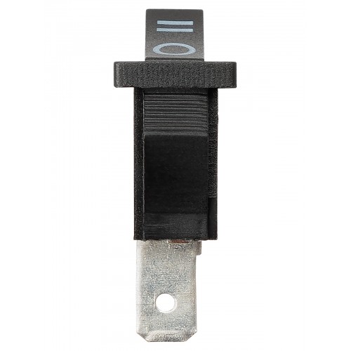 Переключатель клавишный KCD1-103 250В AC/DC, 1P, 6А, (3с), ON-OFF-ON, с нейтральным положением, черн