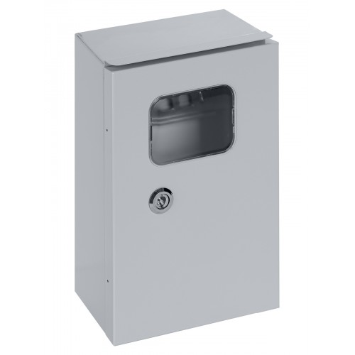 Корпус металлический ЩУ-МП (295х190х110) с окном IP54 Народный эконом