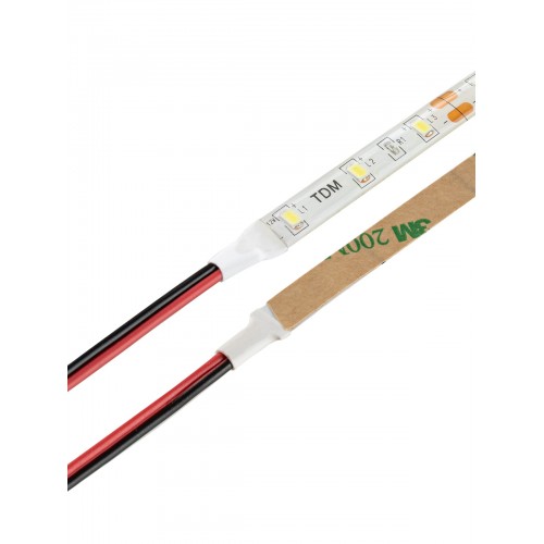Лента светодиодная SMD2835-60 LED/м-IP65-12 В-4,8 Вт/м-3000 К (5 м) блистер TDM