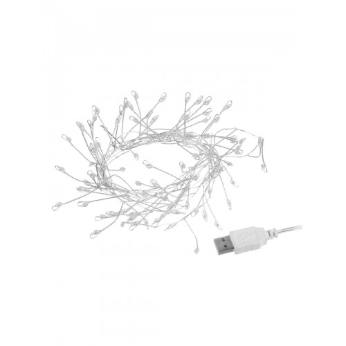 Гирлянда светодиодная "Самоцветы" 100LED, 2 м, RGB, USB, IP20, TDM