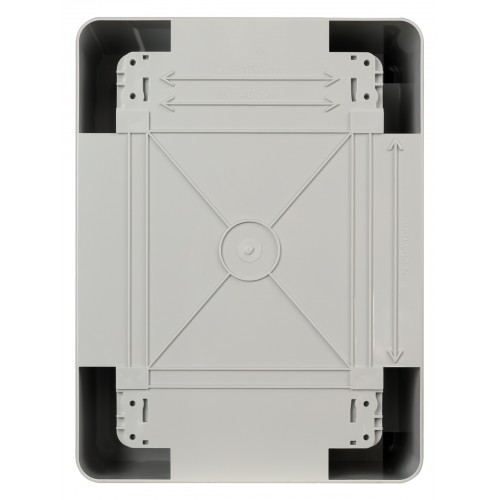 Бокс пластиковый ЩМП-0-1, прозр. крышка, ABS, IP65, от -45 до +75 °С, навесной, (280x210x130) TDM