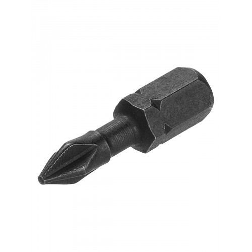 Набор бит PH1x25, односторонних, сталь S2, Е 1/4", намагниченные, торсионные, 10 шт., «Алмаз» TDM
