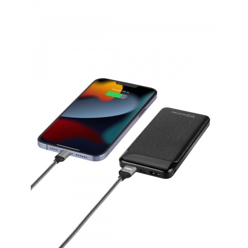Внешний аккумулятор "Юкон 6", 10 000 mAh, 2.4 А, 2 USB, Type-C, TDM