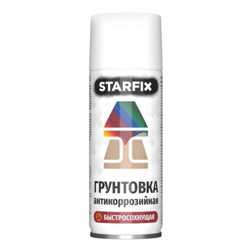 Грунтовка антикоррозийная белый STARFIX 520мл (9003)