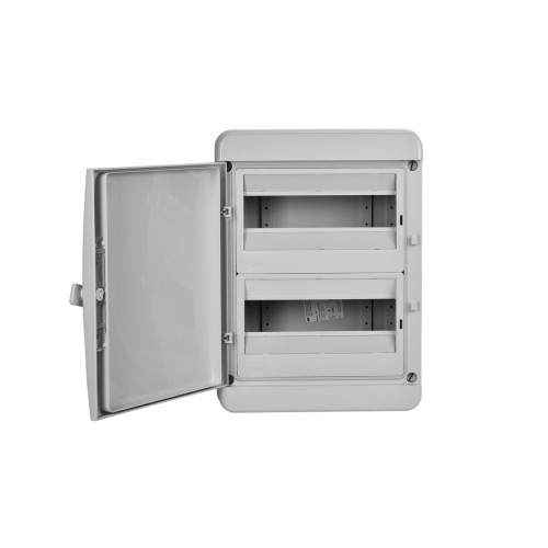 TEKFOR Корпус пластиковый КМПн-24 IP65 серая непрозрачная дверь IEK