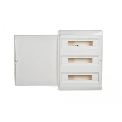 TEKFOR Корпус пластиковый ЩРН-П-54 IP41 белая дверь IEK
