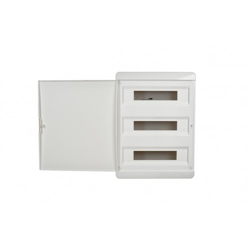 TEKFOR Корпус пластиковый ЩРВ-П-54 IP41 белая дверь IEK