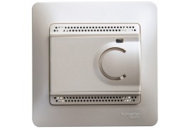 Термостат для теплого пола Schneider Electric GLOSSA, с датчиком, перламутр